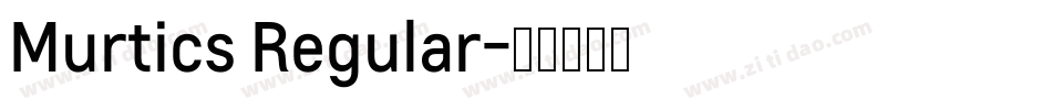 Murtics Regular字体转换